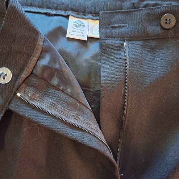 Woman's Lined Wool Dress Pants - Picture 4 of 5